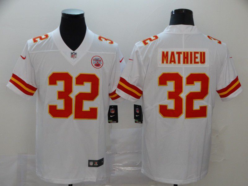 Men Kansas City Chiefs #32 Mathieu White Nike Vapor Untouchable Limited NFL Jersey